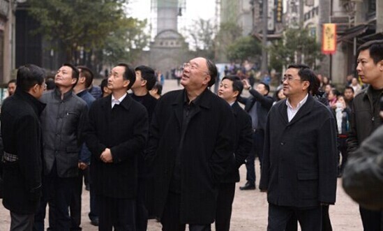 Hang Qiwan visits Liangjiang International Studio City