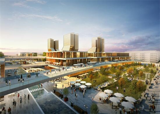 Liangjiang constructs commercial and tourist eco-town