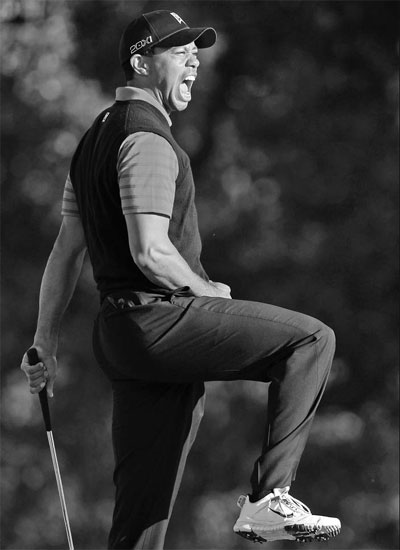 Two years after his own indiscretions sent his life into turmoil, Tiger Woods returned to the winner's circle on Sunday - and found it felt just as it always had. Woods back in comfort zone