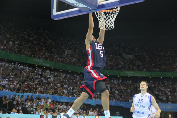 US beats Finland in basketball at Universiade