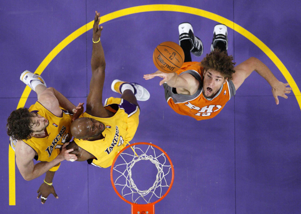 NBA：科比創季后賽新高 湖人再擒太陽