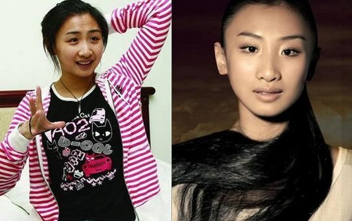 體壇大美女妝前妝后對比