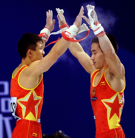 體操世錦賽：中國(guó)隊(duì)獲男子團(tuán)體冠軍