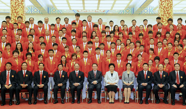 倫敦奧運(yùn)會(huì)、殘奧會(huì)中國(guó)體育代表團(tuán)在京成立