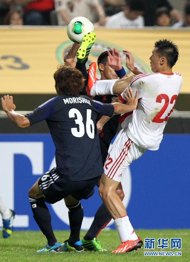 東亞杯：國(guó)足連追兩球 3:3戰(zhàn)平日本
