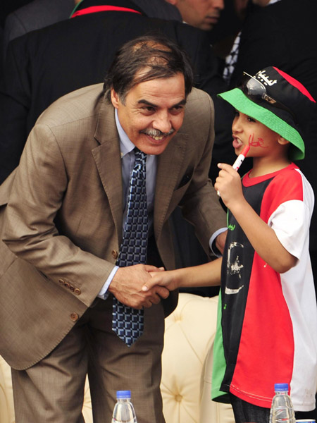 People celebrate the liberation of Libya