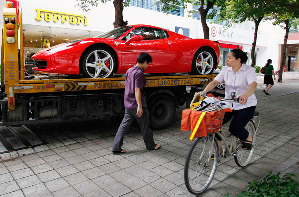 Ferrari planning sales push in China