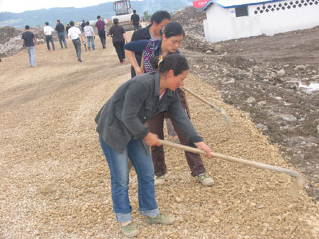 新北川中學地震周年開建 欲打造一流名校[組圖]