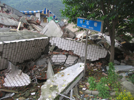 震撼！地震一周年前夕訪問北川老縣城（組圖）