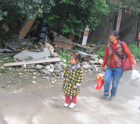 震撼！地震一周年前夕訪問北川老縣城（組圖）