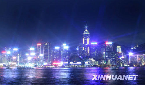 此景只應天上有 亦真亦幻夜香港[組圖]