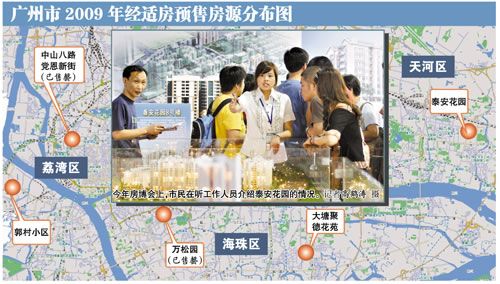 廣州今起銷售今年第二批1092套經(jīng)適房