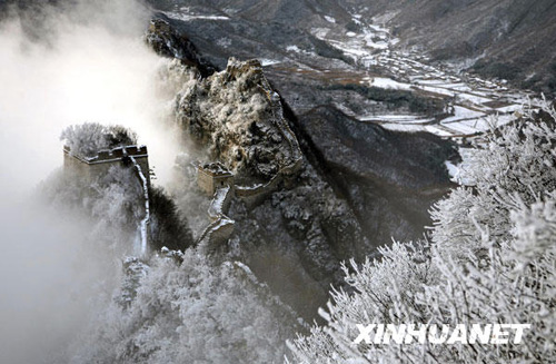 北京初雪長(zhǎng)城美